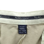 Polo Ralph Lauren 90年代 2タック ワイド チノパンツ スラックス M ベージュ ダブルカフス ポロチノ
