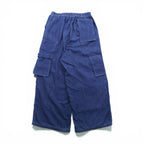 Sasquatchfabrix. 日本製 UTILITY FULL FLAP DENIM PANTS ワイド デニム カーゴパンツ M インディゴ 24SS-PA9-003