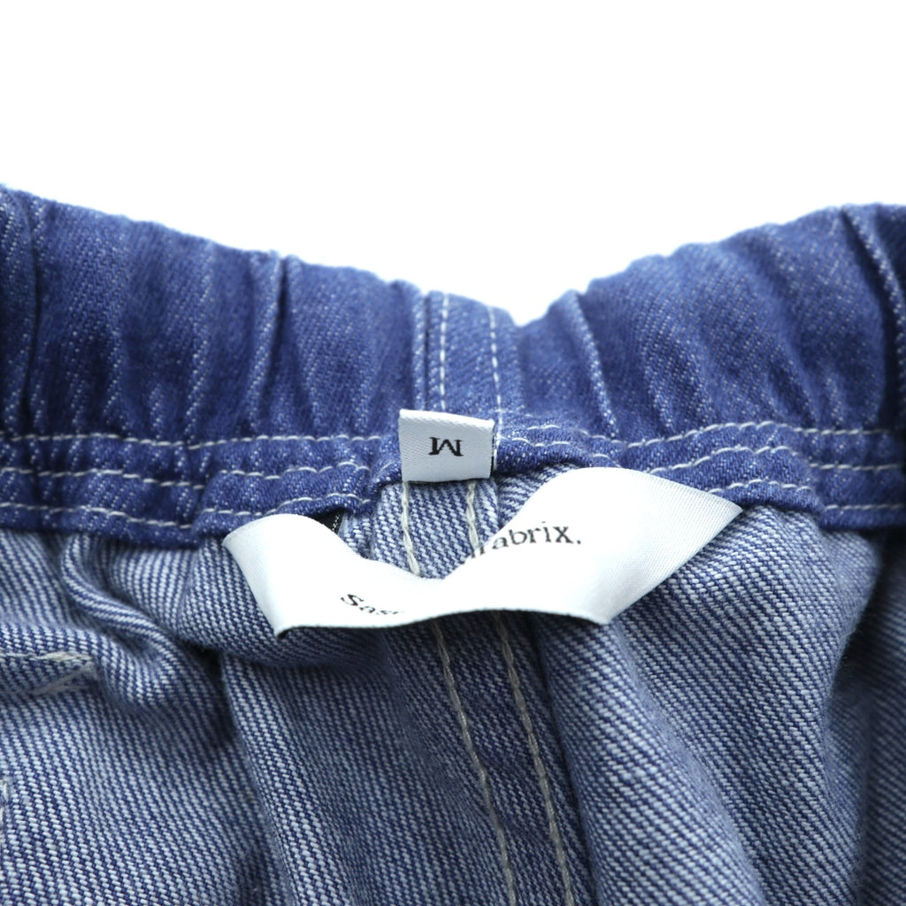 Sasquatchfabrix. 日本製 UTILITY FULL FLAP DENIM PANTS ワイド デニム カーゴパンツ M インディゴ 24SS-PA9-003
