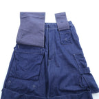 Sasquatchfabrix. 日本製 UTILITY FULL FLAP DENIM PANTS ワイド デニム カーゴパンツ M インディゴ 24SS-PA9-003