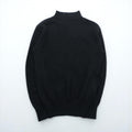 VINTAGE 00年代 US NAVY 米海軍 モックネック ニット セーター M ブラック ウール 8405-01-214-4002 MITTS NITTS INC