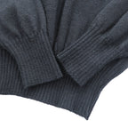VINTAGE 00年代 US NAVY 米海軍 モックネック ニット セーター M ブラック ウール 8405-01-214-4002 MITTS NITTS INC