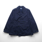 Polo Ralph Lauren 90s Military Double-Breasted Pea Coat Jacket, XL, Navy, with Epaulettes