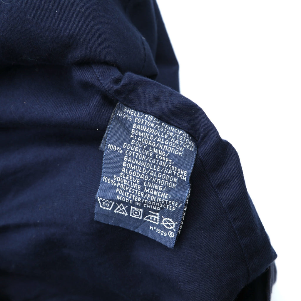 Polo Ralph Lauren 90s Military Double-Breasted Pea Coat Jacket, XL, Navy, with Epaulettes