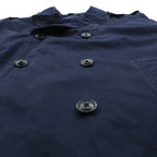 Polo Ralph Lauren 90s Military Double-Breasted Pea Coat Jacket, XL, Navy, with Epaulettes