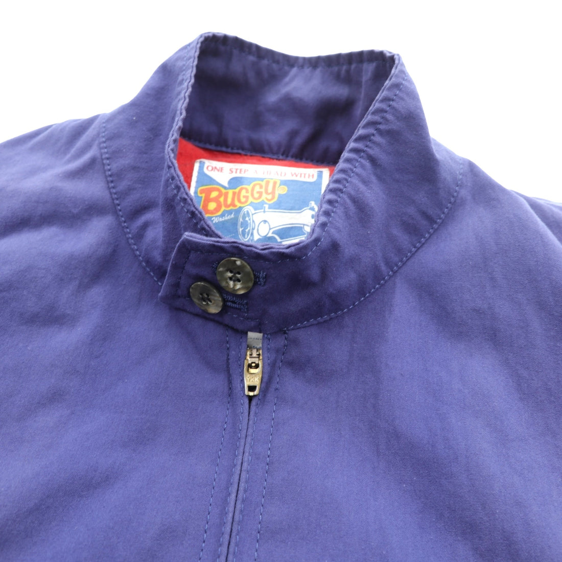 BUGGY Toyo Enterprise 80s Made in Japan Harrington Jacket, Medium, Navy