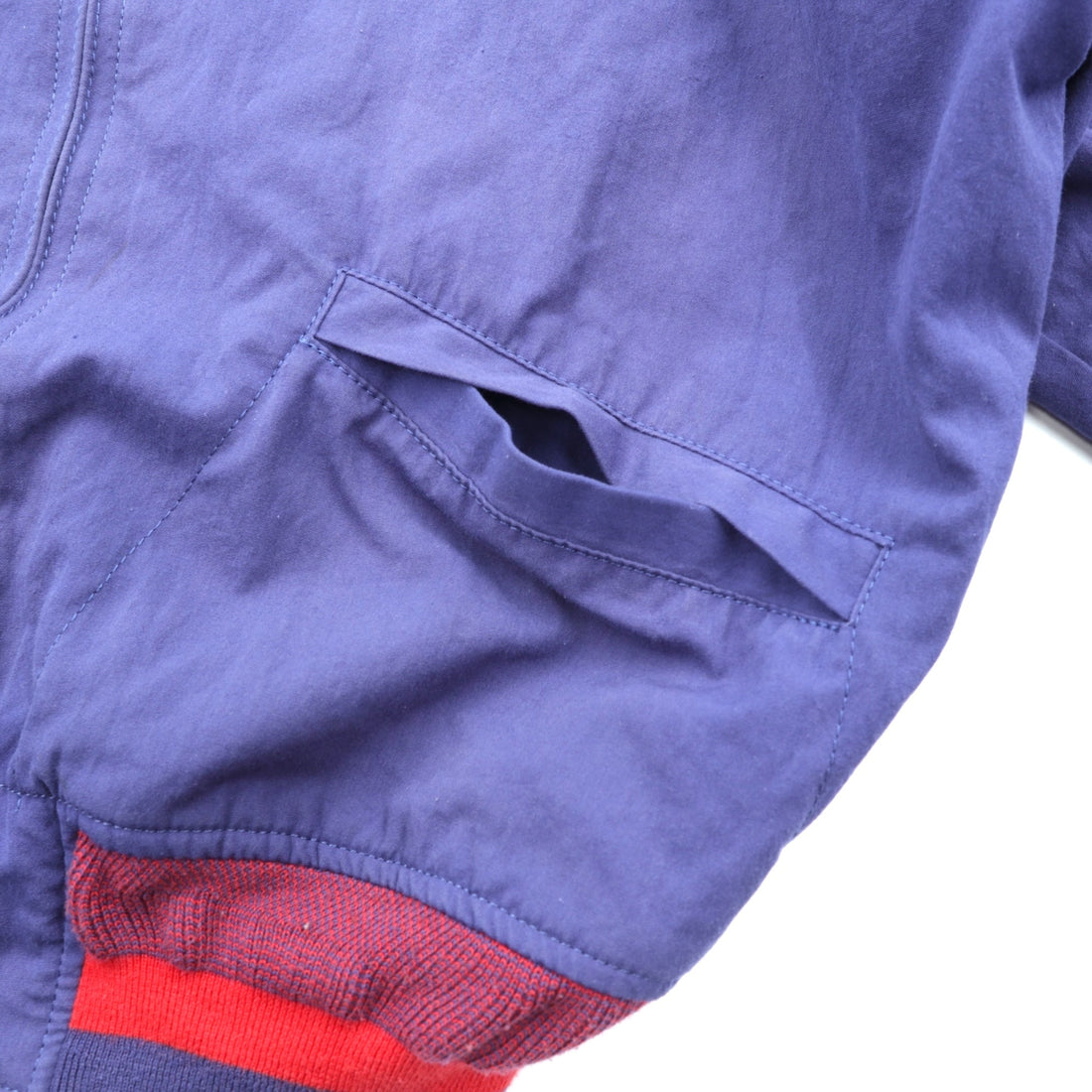 BUGGY Toyo Enterprise 80s Made in Japan Harrington Jacket, Medium, Navy