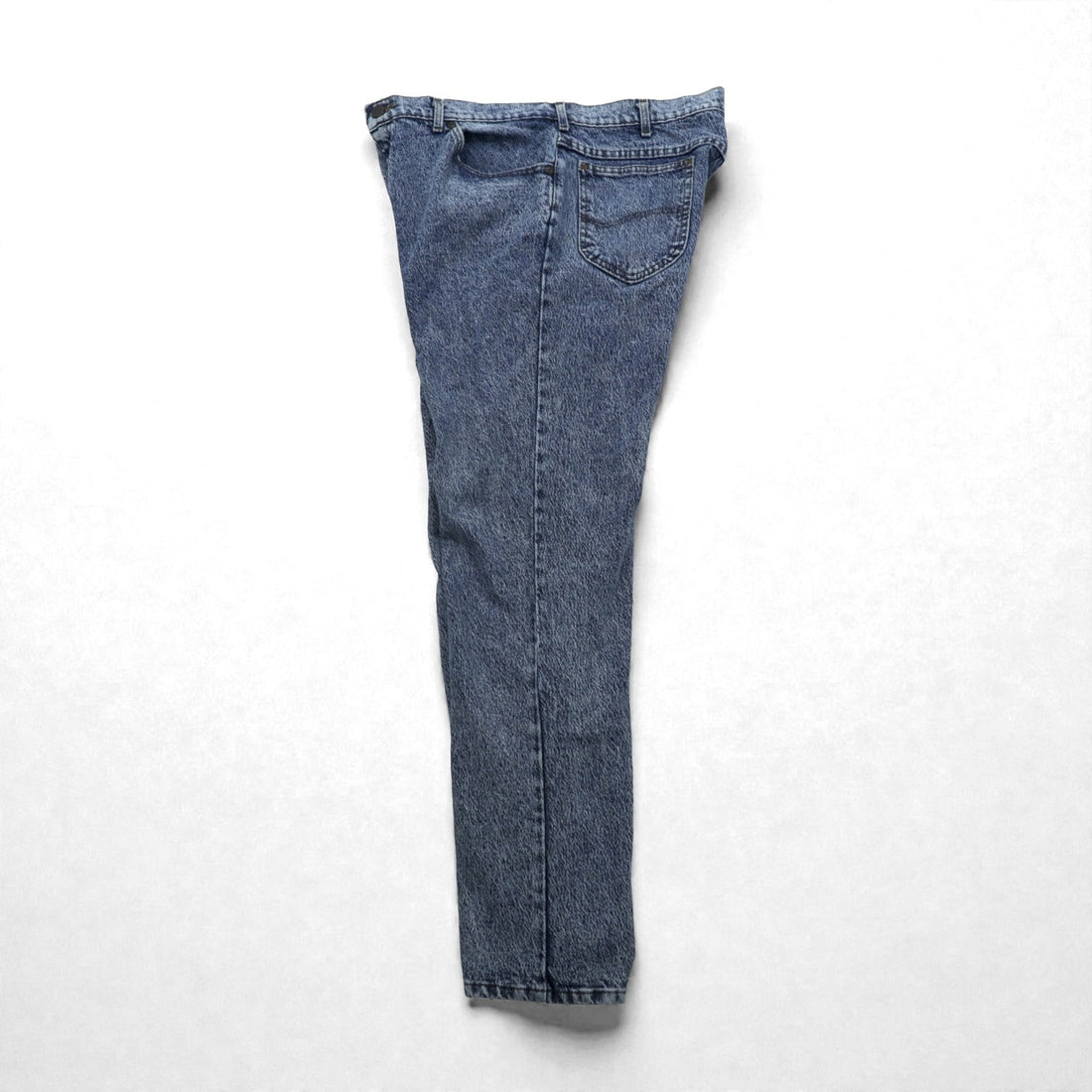 Lee 80s Made in USA Chemical Wash Denim Pants Jeans XL Indigo Tapered 209-6848