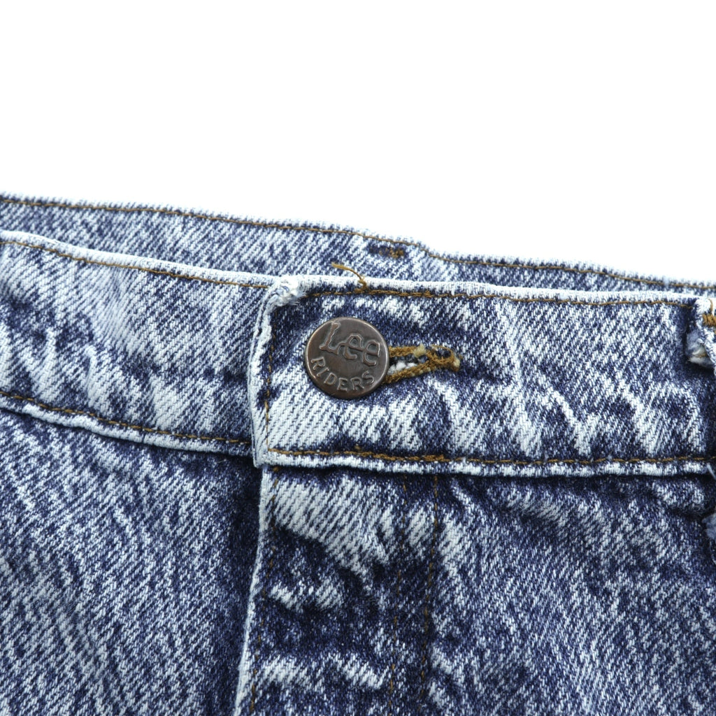 Lee 80s Made in USA Chemical Wash Denim Pants Jeans XL Indigo Tapered 209-6848