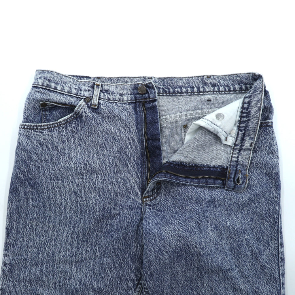 Lee 80s Made in USA Chemical Wash Denim Pants Jeans XL Indigo Tapered 209-6848