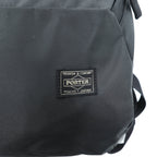 PORTER (Yoshida Bag) Made in Japan DRIVE DAYPACK Backpack, 12L, with Laptop Sleeve, Black Nylon, 635-06825