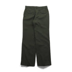 USMCワンピースTrousers スラックス パンツ L カーキ ウール ギャバジン DEFENSE LOSISTICS AGENCY 8405-01-279-7702