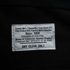 USMCワンピースTrousers スラックス パンツ L カーキ ウール ギャバジン DEFENSE LOSISTICS AGENCY 8405-01-279-7702