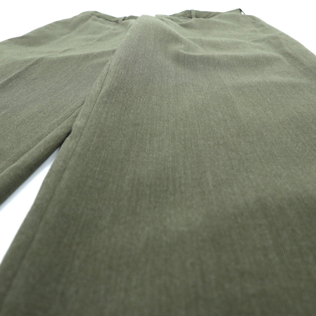 USMCワンピースTrousers スラックス パンツ L カーキ ウール ギャバジン DEFENSE LOSISTICS AGENCY 8405-01-279-7702