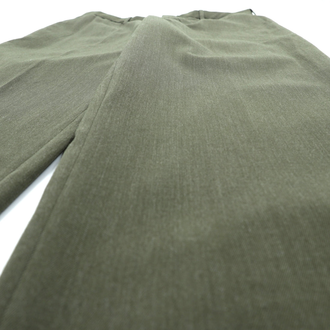 USMCワンピースTrousers スラックス パンツ L カーキ ウール ギャバジン DEFENSE LOSISTICS AGENCY 8405-01-279-7702
