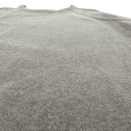 Eddie Bauer V-Neck Crew Neck Cotton Knit Sweater, XL, Beige, Raglan Sleeves