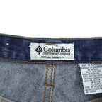 Columbia 90年代 ダブルニー ハンティング デニムパンツ ジーンズ L インディゴ ベージュ