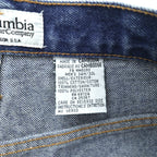 Columbia 90年代 ダブルニー ハンティング デニムパンツ ジーンズ L インディゴ ベージュ