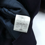 ALPHA INDUSTRIES 90s Made in USA CWU 45P Flight Jacket, Large, Navy, Flame Retardant, Short Length, Tattered
