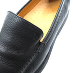 TOD'S ヴァンプ ドライビングシューズ スリッポン ローファー 28cm ブラック レザー イタリア製