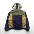 Carhartt Remade Color Block Duck Active Jacket Hoodie, Size L, Multicolor, Crazy Pattern, Cotton