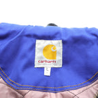 Carhartt Remade Color Block Duck Active Jacket Hoodie, Size L, Multicolor, Crazy Pattern, Cotton