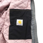 Carhartt Remade Color Block Duck Active Jacket Hoodie, Size L, Multicolor, Crazy Pattern, Cotton