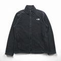 THE NORTH FACE Fleece Jacket M Black Drawcord FLASHDRY Moisture-Wicking, Quick-Drying Stand Collar A0FC US Standard