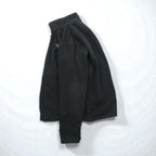THE NORTH FACE Fleece Jacket M Black Drawcord FLASHDRY Moisture-Wicking, Quick-Drying Stand Collar A0FC US Standard