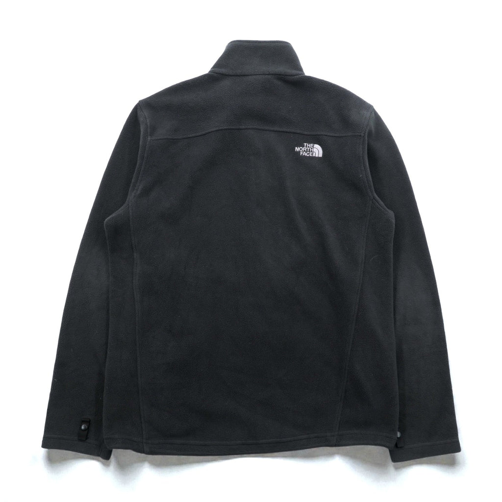 THE NORTH FACE Fleece Jacket M Black Drawcord FLASHDRY Moisture-Wicking, Quick-Drying Stand Collar A0FC US Standard