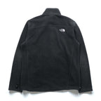 THE NORTH FACE Fleece Jacket M Black Drawcord FLASHDRY Moisture-Wicking, Quick-Drying Stand Collar A0FC US Standard