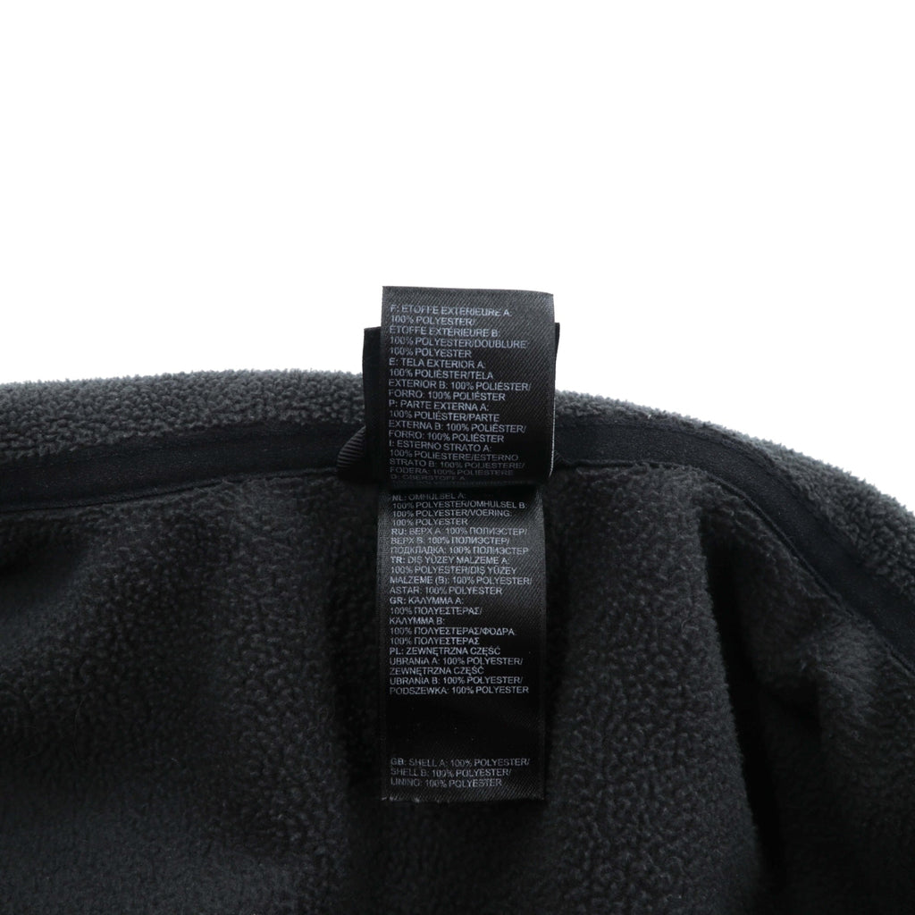 THE NORTH FACE Fleece Jacket M Black Drawcord FLASHDRY Moisture-Wicking, Quick-Drying Stand Collar A0FC US Standard