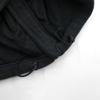THE NORTH FACE Fleece Jacket M Black Drawcord FLASHDRY Moisture-Wicking, Quick-Drying Stand Collar A0FC US Standard