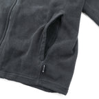 THE NORTH FACE Fleece Jacket M Black Drawcord FLASHDRY Moisture-Wicking, Quick-Drying Stand Collar A0FC US Standard