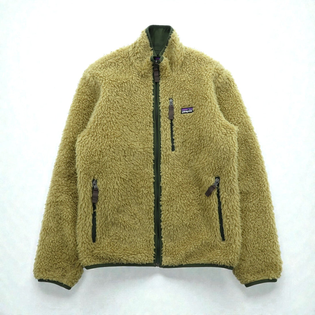 Patagonia Classic Retro-X Cardigan Boa Fleece Jacket, Beige, Size S, 23060