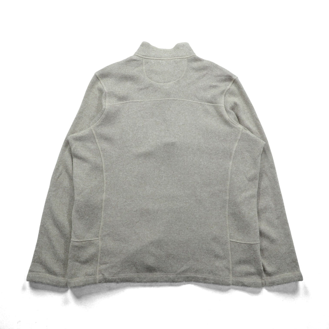 Woolrich Half Zip Fleece Pullover Sweater Jacket XL Beige HMQ00235