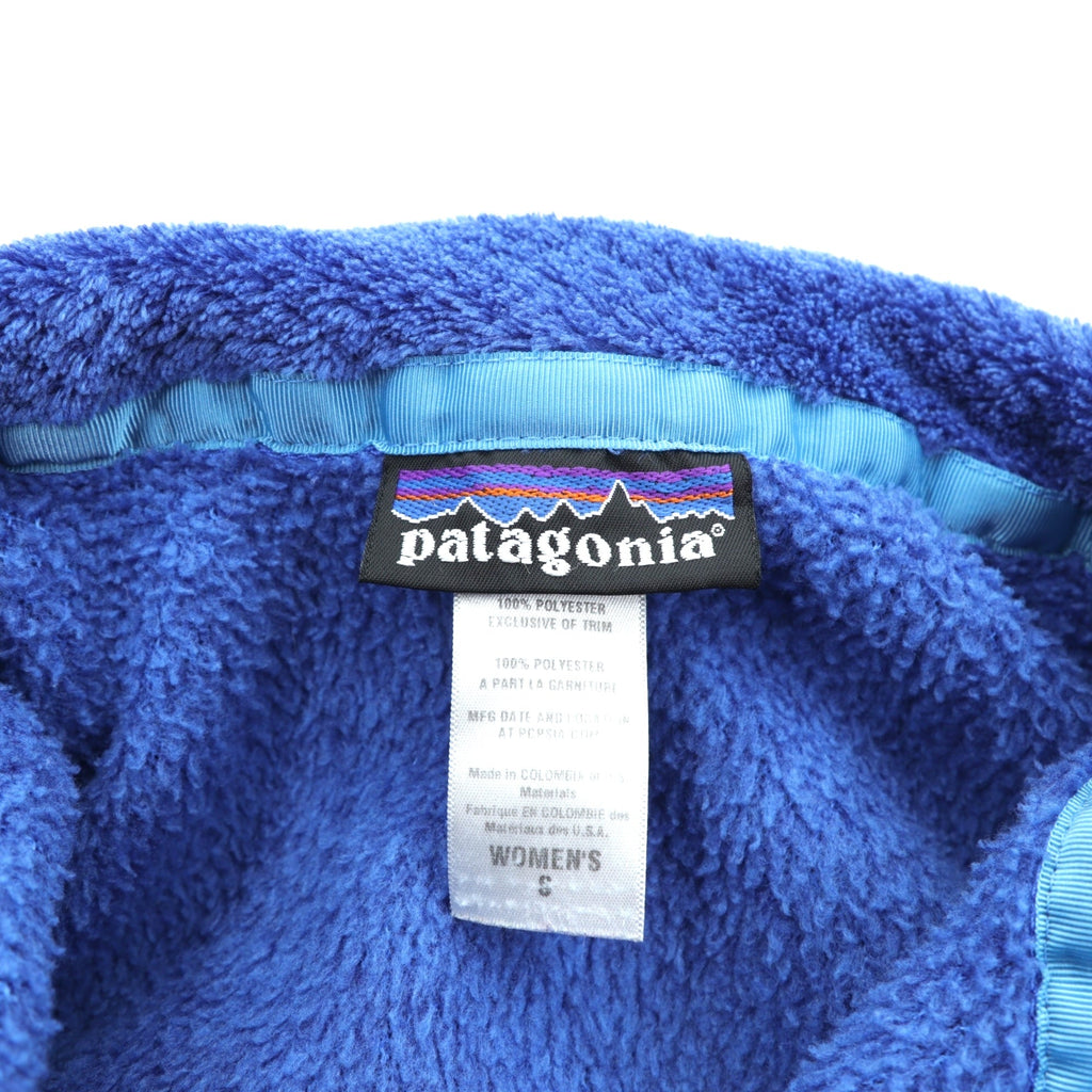 Patagonia Retool Snap-T Pullover Polartec Fleece Jacket, Small, Blue, with Stand Collar, Thermal Pro, 25441 FA11