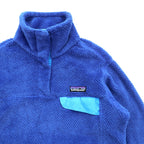 Patagonia Retool Snap-T Pullover Polartec Fleece Jacket, Small, Blue, with Stand Collar, Thermal Pro, 25441 FA11