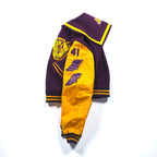 BELL'S SPORTING GOODS 70s USA Vintage Varsity Jacket, Lettered, XL, Wool, PULEATHEATRE Sleeves, Sailor Color Patch, Short Length, 70s, Made in