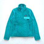 Patagonia Retool Snap-T Pullover Polartec Fleece Jacket, Small, Stand Collar, Thermal Pro, Green, 11880 FA12