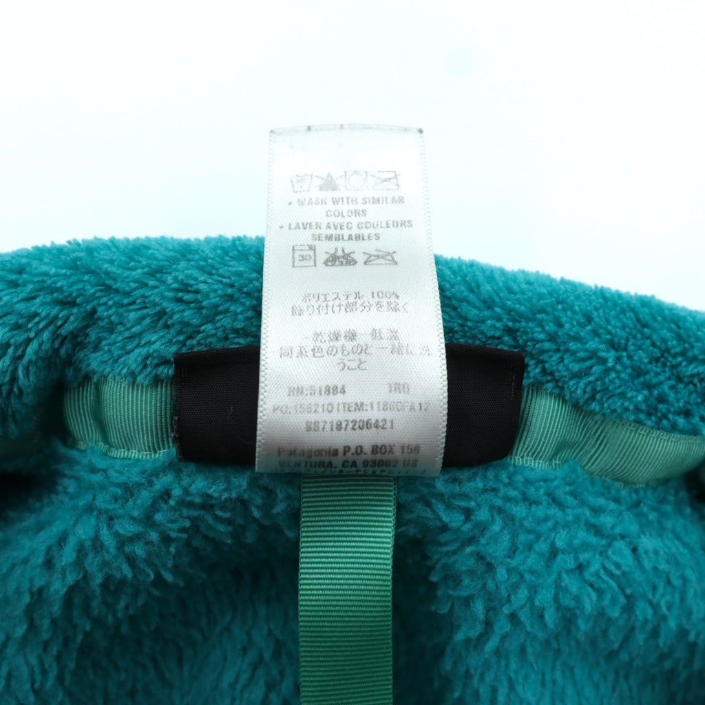 Patagonia Retool Snap-T Pullover Polartec Fleece Jacket, Small, Stand Collar, Thermal Pro, Green, 11880 FA12