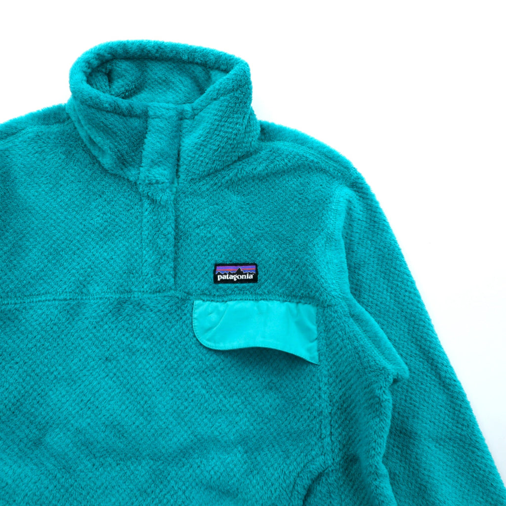 Patagonia Retool Snap-T Pullover Polartec Fleece Jacket, Small, Stand Collar, Thermal Pro, Green, 11880 FA12
