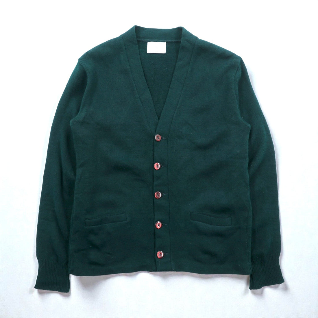 Shannon & Johnson 90s USA Vintage Knitwear ニット カーディガン M グリーン ウール 90年代 USA製