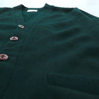 Shannon & Johnson 90s USA Vintage Knitwear ニット カーディガン M グリーン ウール 90年代 USA製