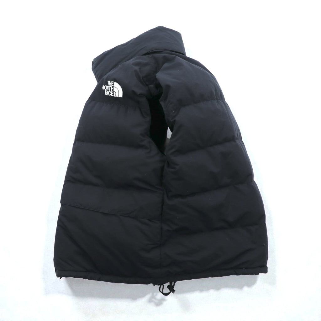 THE NORTH FACE ヌプシ グースインサレーションベスト L パーカー収納式 ドローコード ダブルジップ スタンドカラー