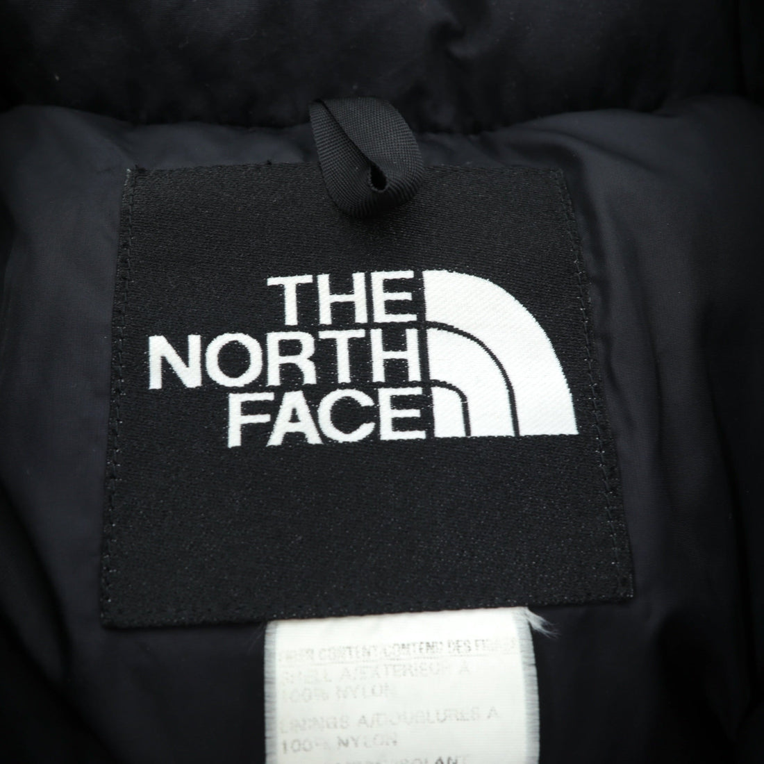 THE NORTH FACE ヌプシ グースインサレーションベスト L パーカー収納式 ドローコード ダブルジップ スタンドカラー