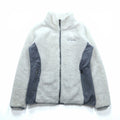 Columbia Pile Fleece Jacket, Large, White, Stand Collar, Fast Beauty Plush, XL6620