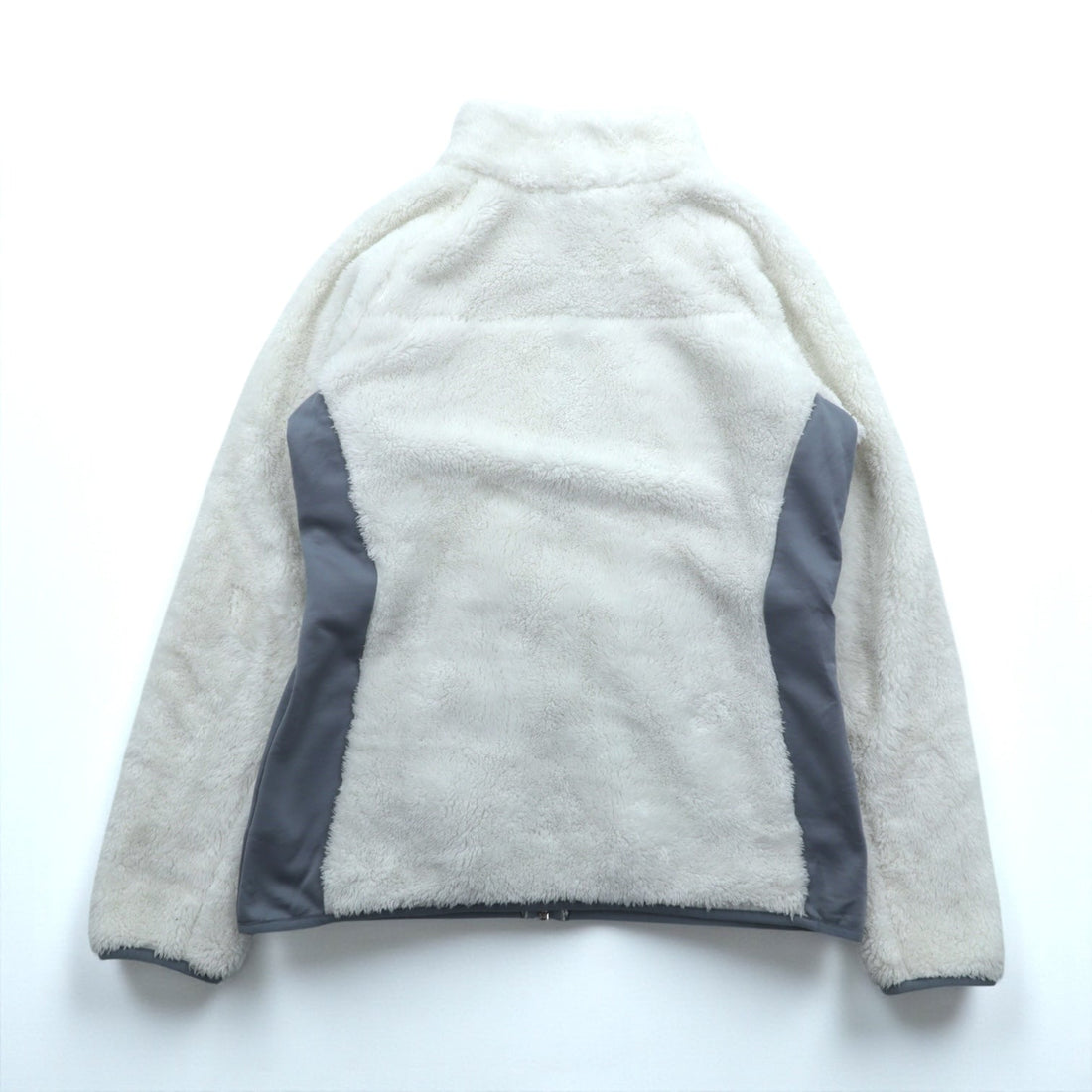 Columbia Pile Fleece Jacket, Large, White, Stand Collar, Fast Beauty Plush, XL6620