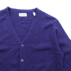 IZOD LACOSTE 70年代 Vネック ニット カーディガン L ネイビー アクリル 糸巻タグ