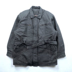 WILSONS 90s Leather Car Coar レザー カーコート チェスターコート L ブラック ウエストベルト付き 90年代